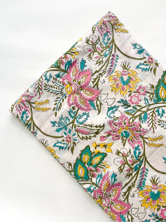 Cotton Block Printed Fabrics