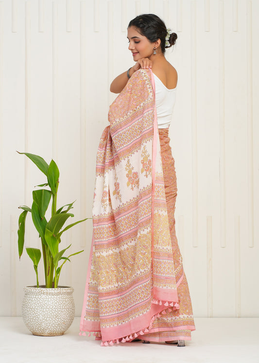 Utsav Cotton Mulmul Saree