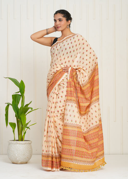 Utsav Cotton Mulmul Saree