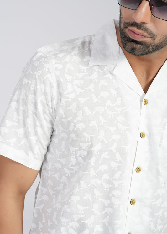 Cotton Printed Half Sleeve Shirt