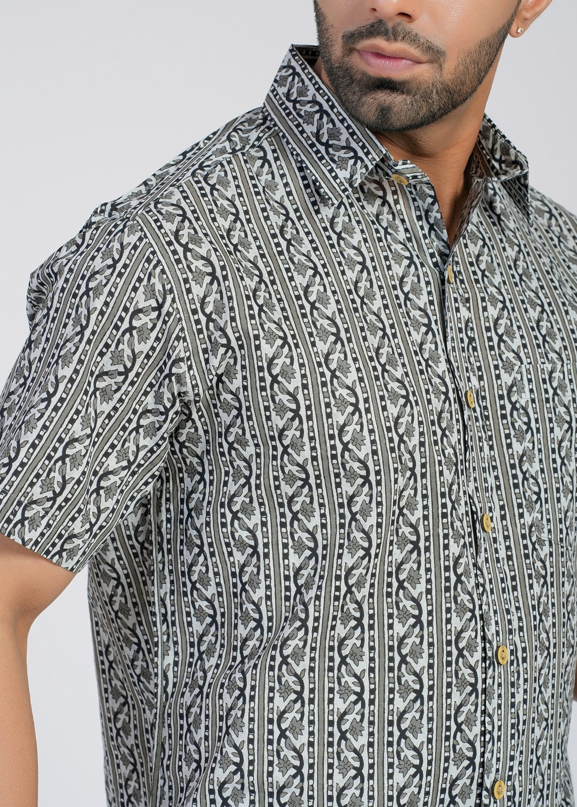 Cotton Printed Half Sleeve Shirt