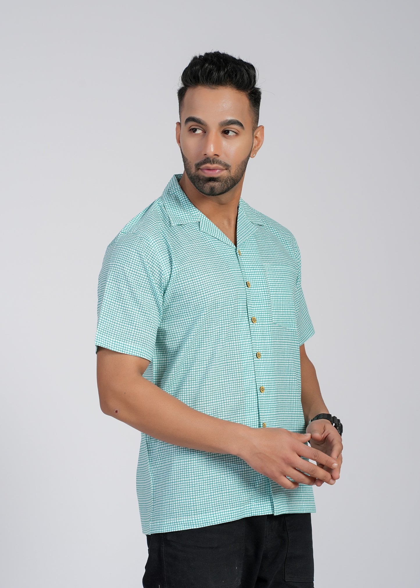 Cotton Printed Half Sleeve Shirt