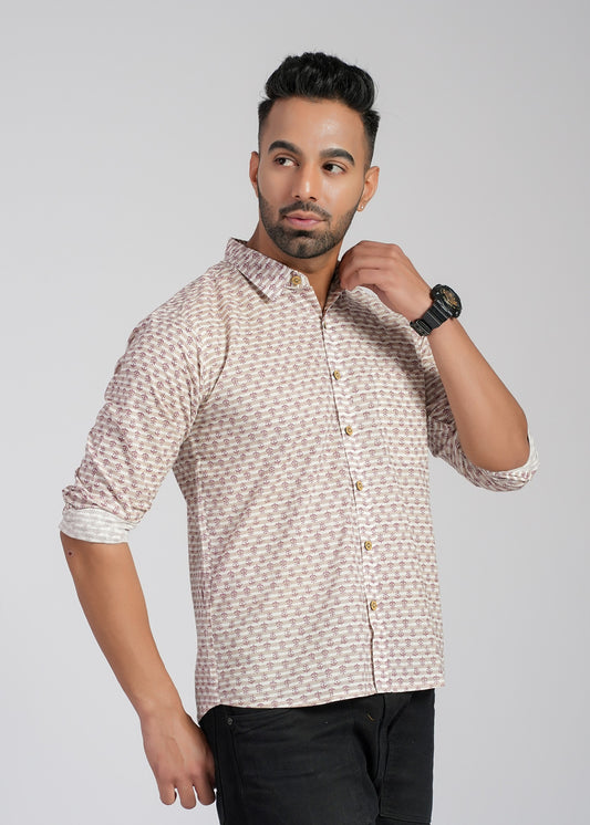 Cotton Printed Full Sleeve Shirt