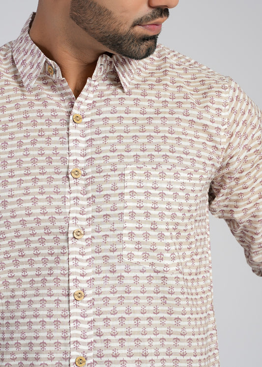 Cotton Printed Full Sleeve Shirt