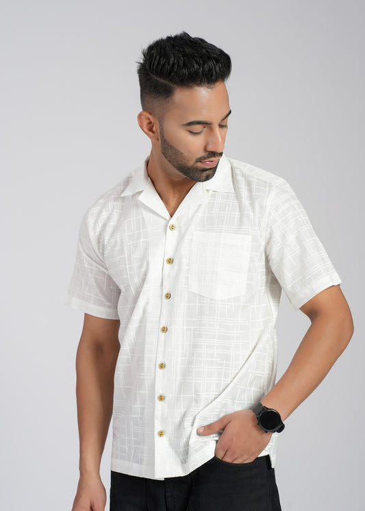 Cotton Printed Half Sleeve Shirt