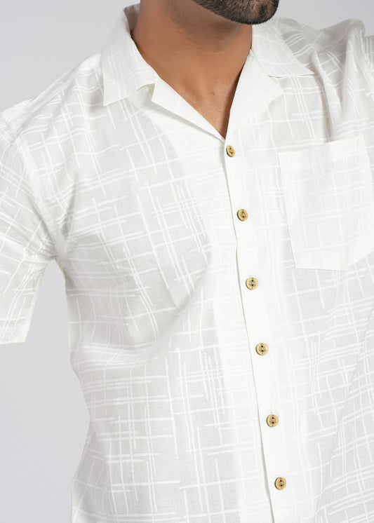 Cotton Printed Half Sleeve Shirt