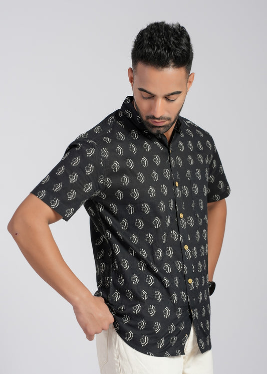 Cotton Printed Half Sleeve Shirt