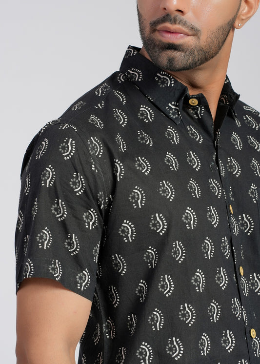 Cotton Printed Half Sleeve Shirt