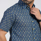 Cotton Printed Half Sleeve Shirt