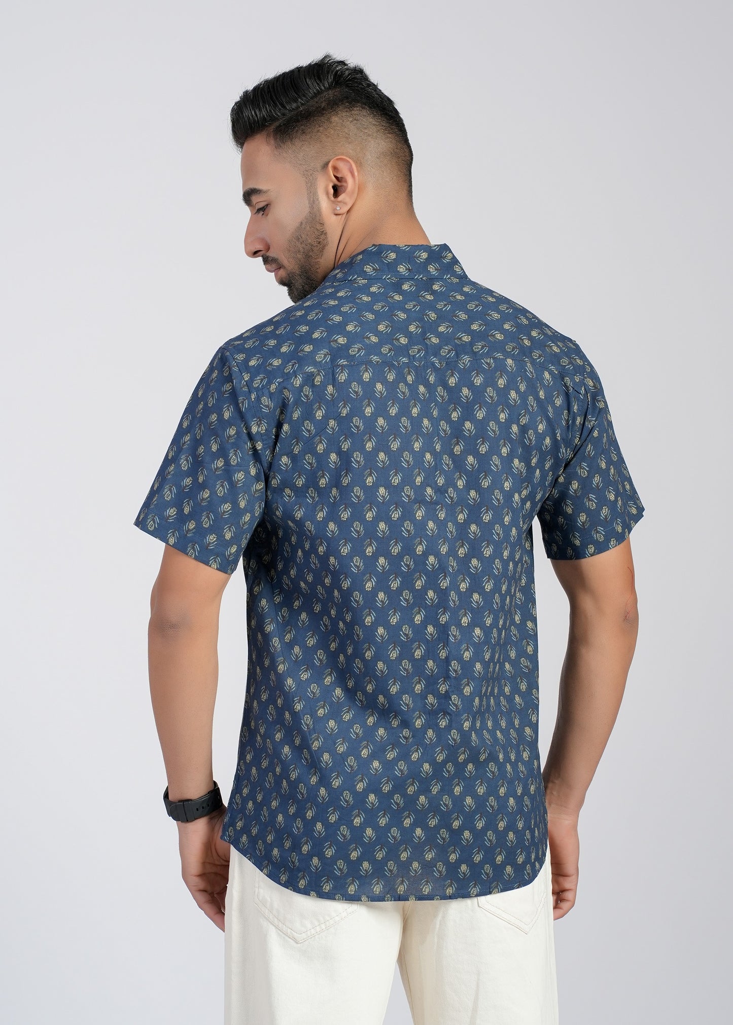 Cotton Printed Half Sleeve Shirt