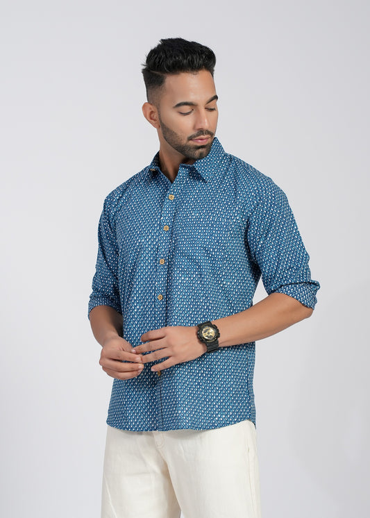 Cotton Printed Full Sleeve Shirt