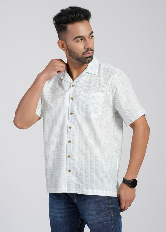 Cotton Printed Half Sleeve Shirt