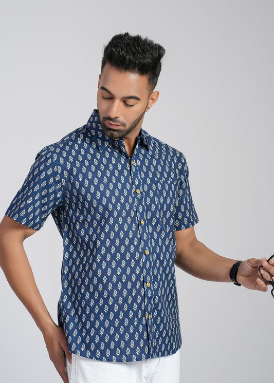 Cotton Printed Half Sleeve Shirt