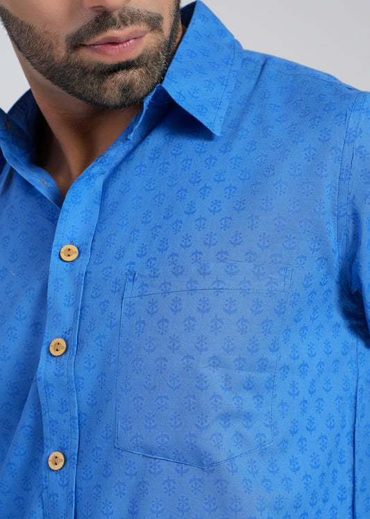 Cotton Printed Full Sleeve Shirt