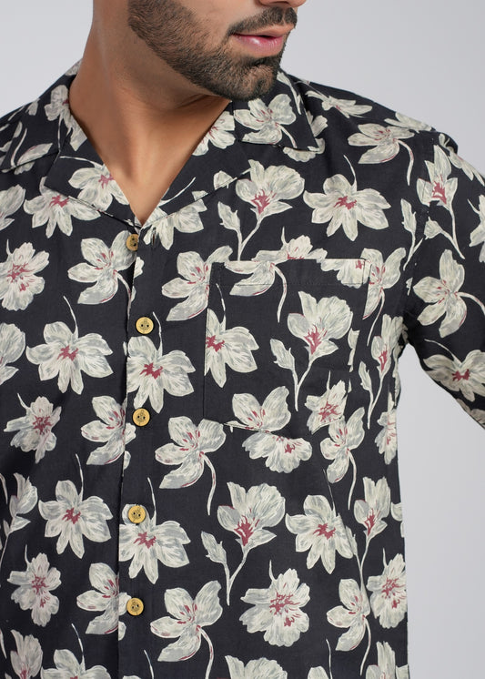 Cotton Printed Half Sleeve Shirt