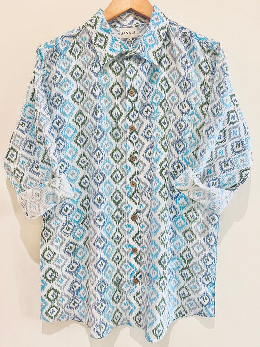 COTTON PRINTED FULL SLEEVE SHIRT