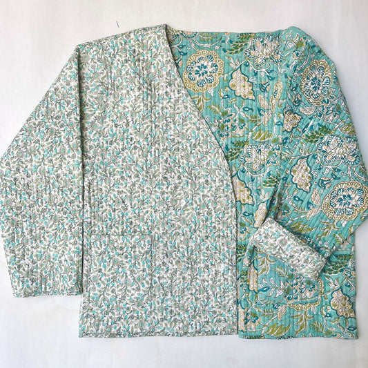 Cotton Quilted Reversible Jacket