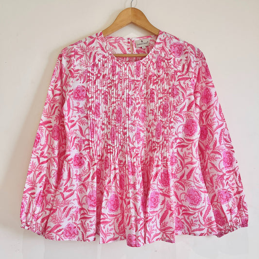 Evangeline Block Printed Short Top