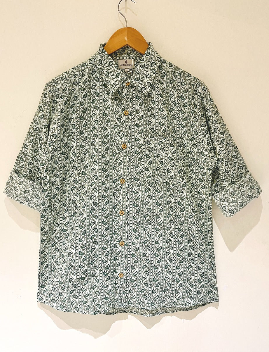 Cotton Printed Full Sleeve Shirt