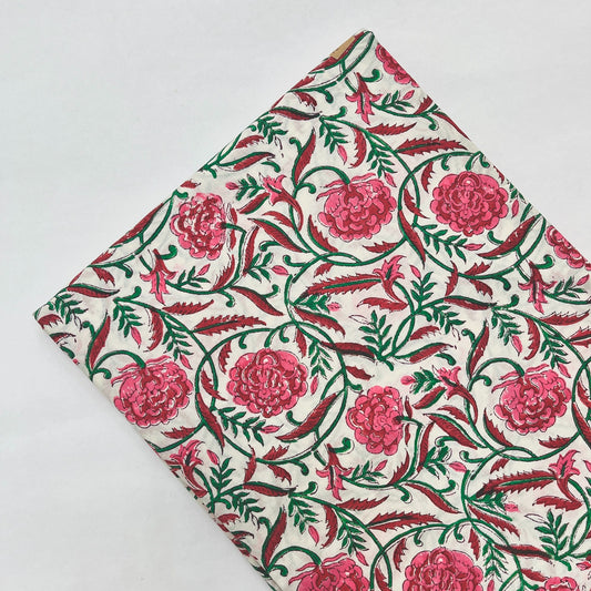 Cotton Block Printed Fabric