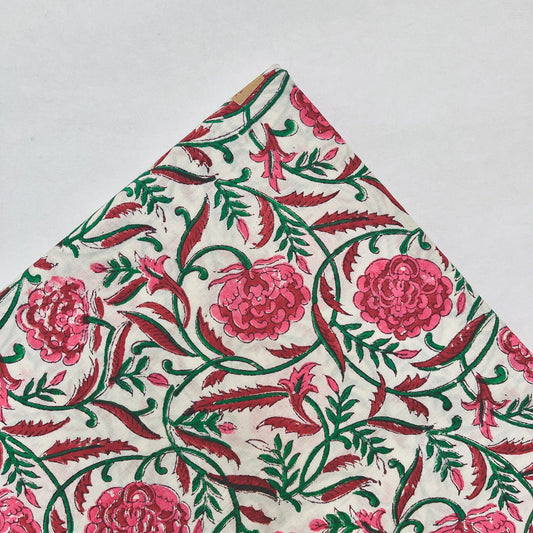 Cotton Block Printed Fabric