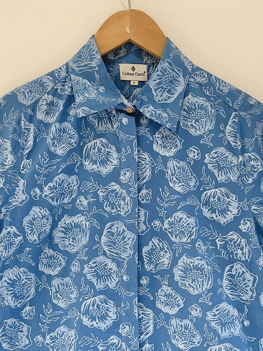 Floral Block Printed Shirt