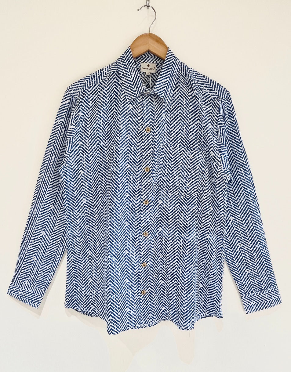 Cotton Printed Full Sleeve Shirt