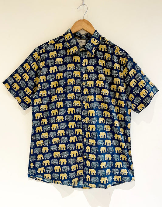 Cotton Printed Half Sleeve Shirt