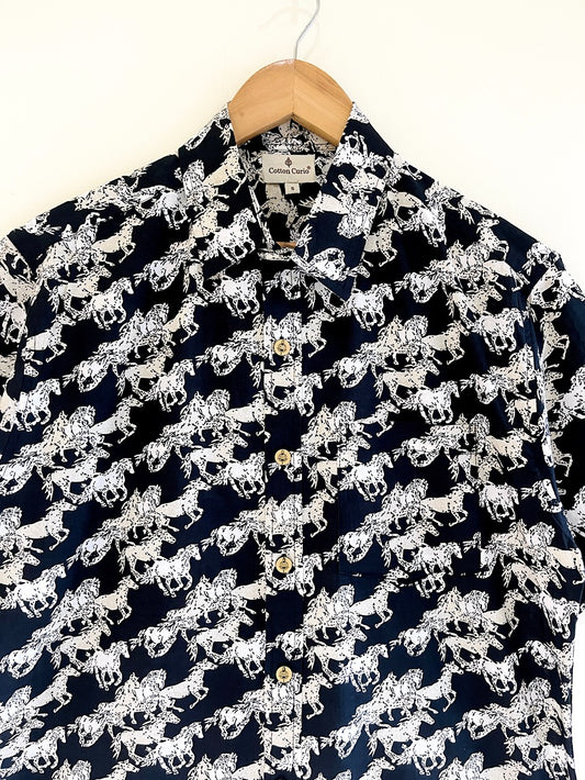 Cotton Printed Half Sleeve Shirt