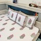 Posies Bed Sheet with Pillow Covers