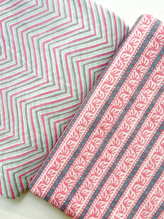 Cotton Block Printed Fabrics