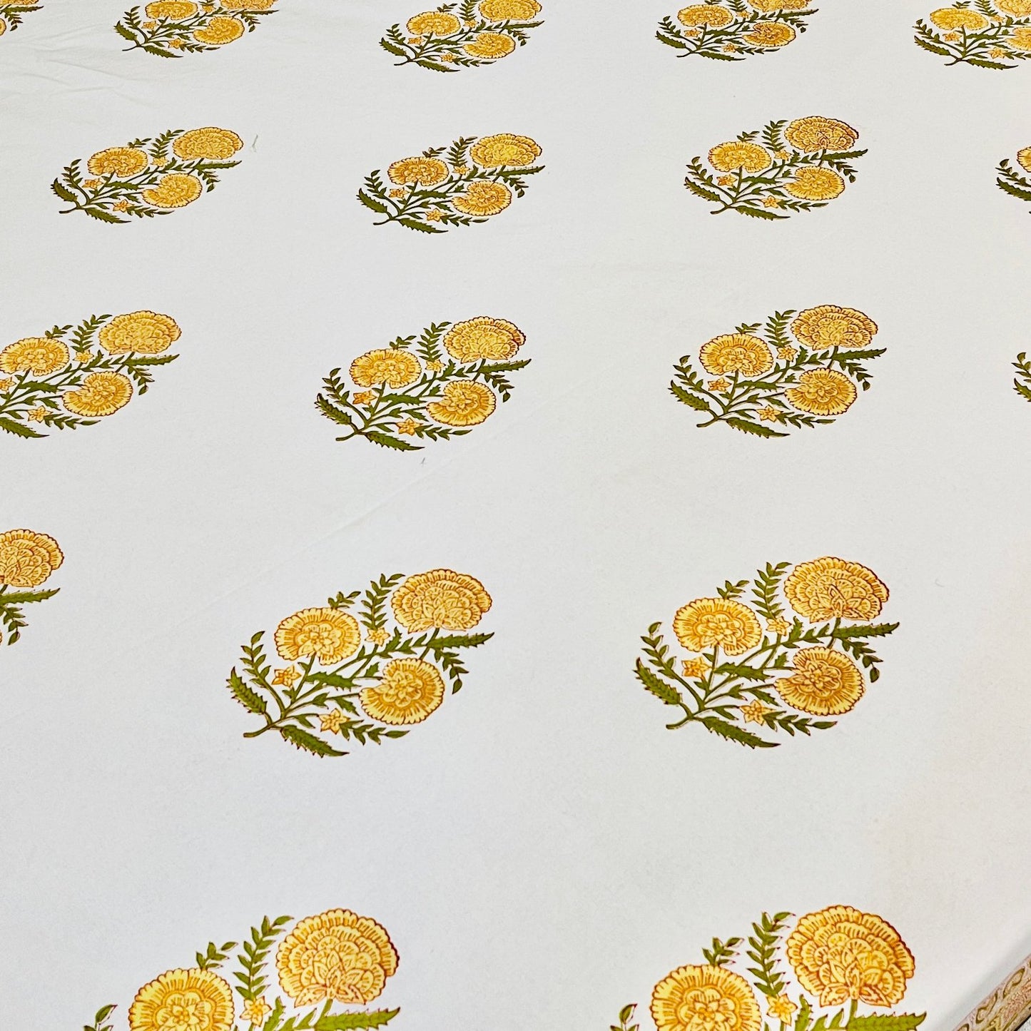 Yellow Dahlia Bed Sheet with Pillow Covers