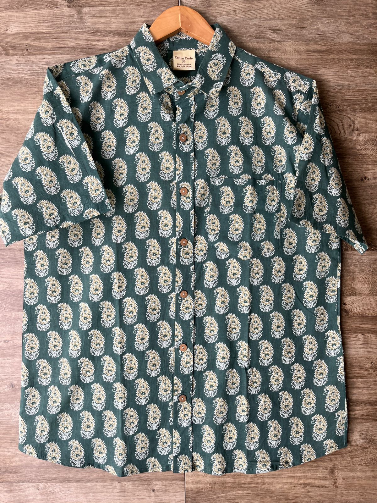 COTTON PRINTED HALF SLEEVE SHIRT