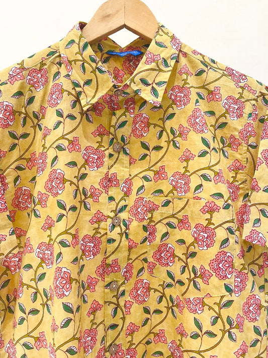 COTTON PRINTED HALF SLEEVE SHIRT